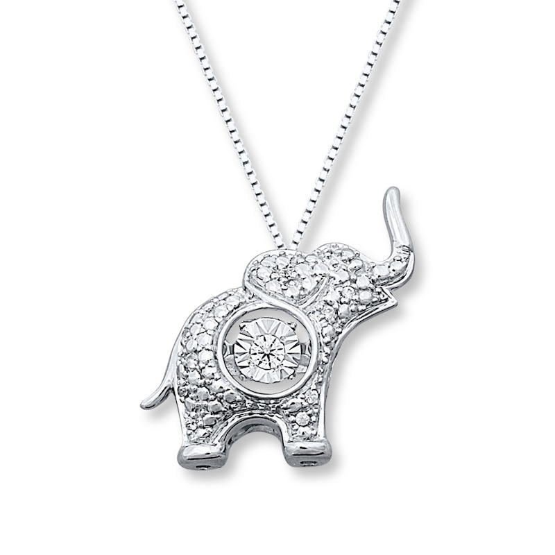 Diamonds in Rhythm 1/20 ct tw Necklace Sterling Silver