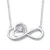 Thumbnail Image 1 of Diamonds in Rhythm 1/20 ct tw Necklace Sterling Silver