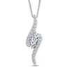 Thumbnail Image 1 of Ever Us Two-Stone Diamond Pendant Necklace 1 1/2 ct tw 14K White Gold