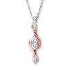 Thumbnail Image 1 of Ever Us Necklace 1/4 ct tw Diamonds 14K Two-Tone Gold