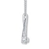 Thumbnail Image 1 of Hearts Desire Necklace 3/4 ct tw Diamonds 18K White Gold