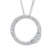 Thumbnail Image 1 of Ever Us Necklace 1 ct tw Diamonds 14K White Gold