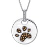 Thumbnail Image 0 of Le Vian Chocolate Diamond Paw Necklace 1/3 ct tw 14K Gold