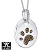 Thumbnail Image 2 of Le Vian Chocolate Diamond Paw Necklace 1/3 ct tw 14K Gold