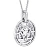 Thumbnail Image 3 of Le Vian Chocolate Diamond Paw Necklace 1/3 ct tw 14K Gold