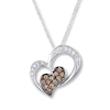 Thumbnail Image 0 of Le Vian Chocolate Diamond Necklace 1/5 ct tw 14K Vanilla Gold