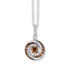 Thumbnail Image 1 of Le Vian Chocolate Diamond Necklace 1/2 ct tw 14K Vanilla Gold