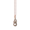 Thumbnail Image 1 of Le Vian Chocolate Ombre Necklace 3/4 ct tw Diamonds 14K Strawberry  Gold