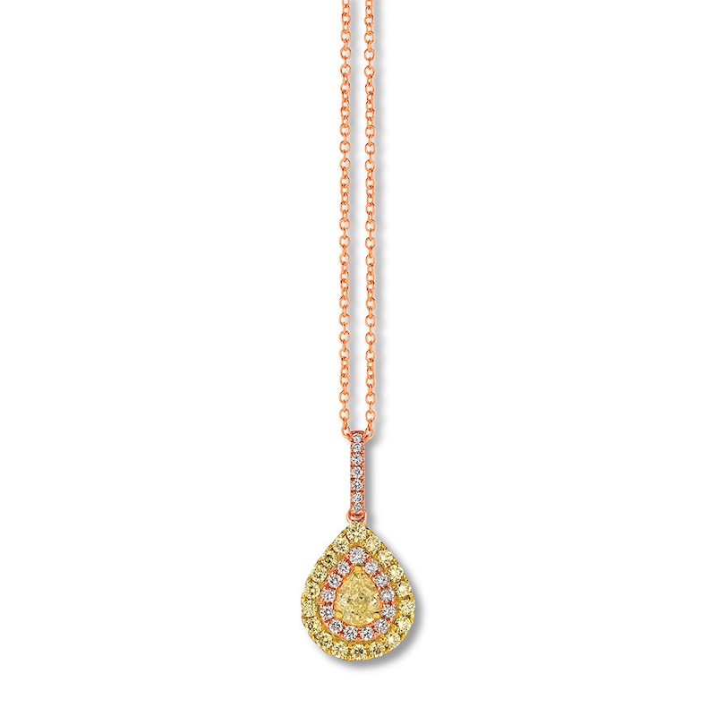 Main Image 1 of Le Vian Diamond Necklace 7/8 carat tw 14K Two-Tone Gold