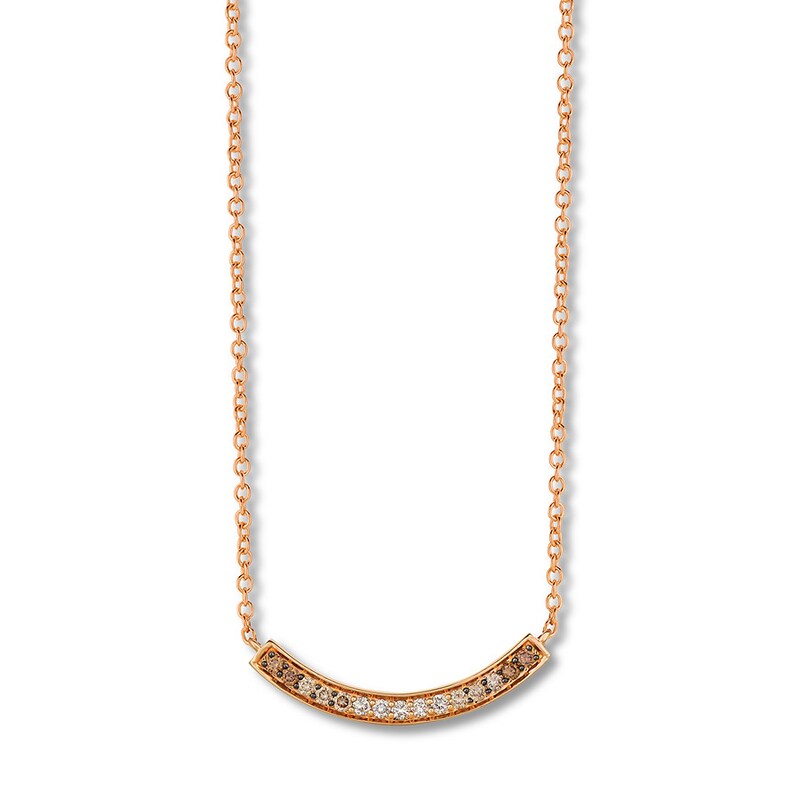 Main Image 1 of Le Vian Chocolate Ombre Necklace 1/3 ct tw Diamonds 14K Gold