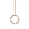 Thumbnail Image 1 of Le Vian Diamond Circle Necklace 1-1/3 ct tw 14K Strawberry Gold