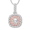 Thumbnail Image 0 of Diamond Necklace 1/2 ct tw 18K Two-Tone Gold