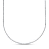 Thumbnail Image 0 of Shy Creation Diamond Tennis Necklace 3-3/4 ct tw Round 14K White Gold SC55004959