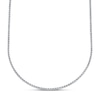 Thumbnail Image 1 of Shy Creation Diamond Tennis Necklace 3-3/4 ct tw Round 14K White Gold SC55004959