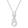 Thumbnail Image 1 of Diamond Infinity Necklace 1/10 carat tw Sterling Silver