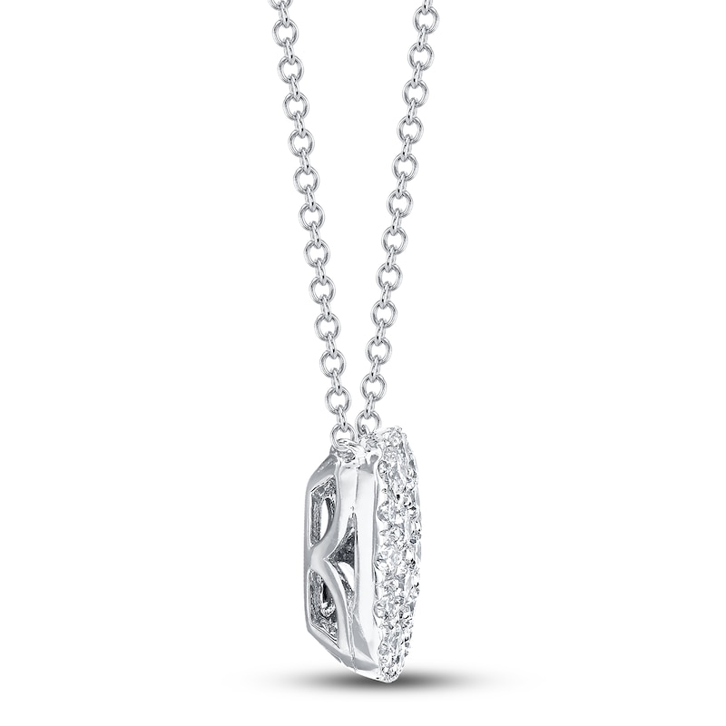 Shy Creation Diamond Necklace 1/2 ct tw 14K White Gold | Jared