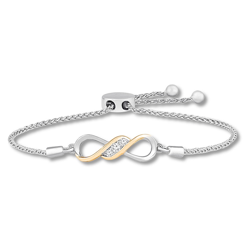 Monogram Bracelet or Anklet with Double Chain (Order Any Initials) - 10K, 14K, 18K Solid Gold or Sterling Silver w/Yellow, Rose, White Gold