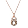 Thumbnail Image 0 of Le Vian Chocolate Diamond Necklace 3/8 carat tw 14K Strawberry Gold 18"