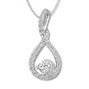 Thumbnail Image 1 of Diamond Necklace 1/2 ct tw Round 18K White Gold