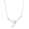 Thumbnail Image 1 of THE LEO First Light Diamond Necklace 5/8 carat Round 14K White Gold