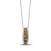 Thumbnail Image 1 of Le Vian Crème Brûlée Diamond Necklace 5/8 ct tw Round 14K Vanilla Gold