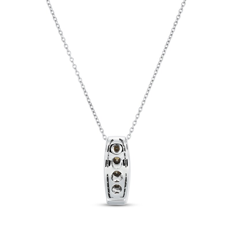 Main Image 3 of Le Vian Crème Brûlée Diamond Necklace 5/8 ct tw Round 14K Vanilla Gold