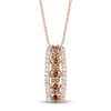 Thumbnail Image 1 of Le Vian Chocolate Diamond Necklace 1-7/8 ct tw 14K Strawberry Gold