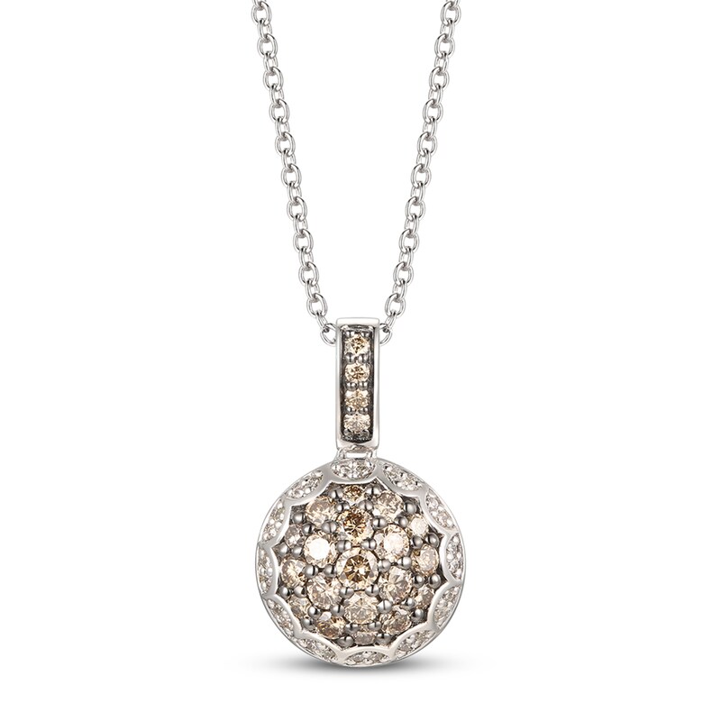 Main Image 1 of Le Vian Diamond Necklace 3/4 ct tw 14K Vanilla Gold