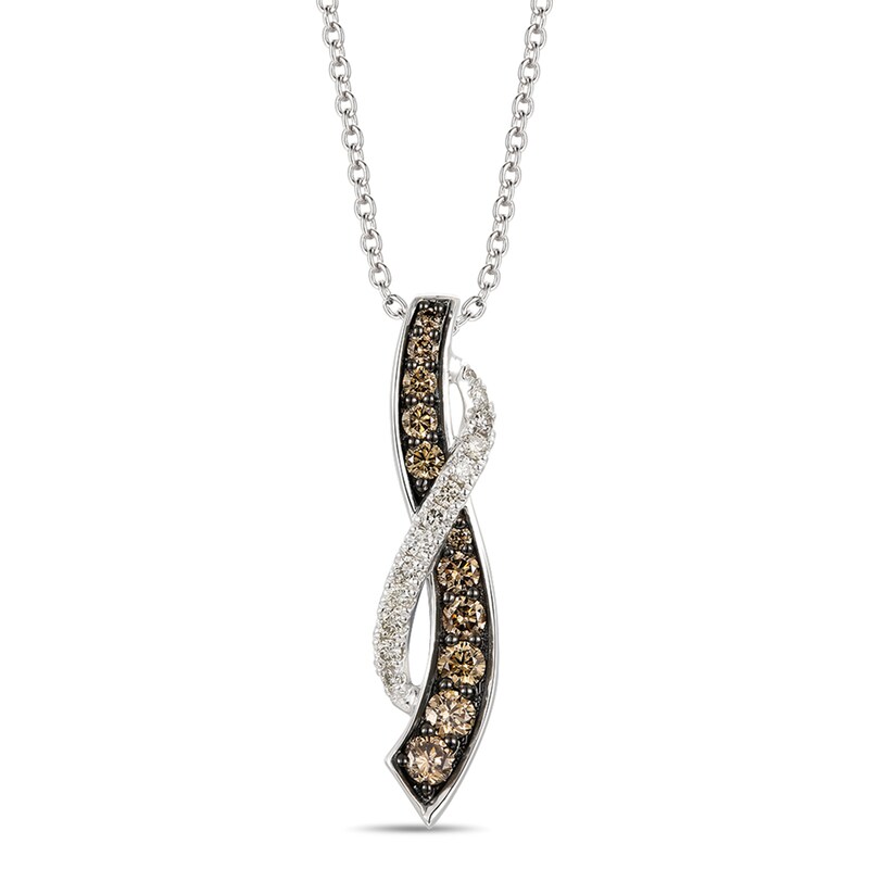 Main Image 1 of Le Vian Diamond Necklace 5/8 ct tw 14K Vanilla Gold
