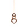 Thumbnail Image 0 of Le Vian Chocolate Diamond Necklace 1-1/6 ct tw Round 14K Strawberry Gold