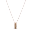 Thumbnail Image 1 of Le Vian Diamond Necklace 5/8 ct tw Round 14K Strawberry Gold
