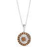 Thumbnail Image 1 of Le Vian Chocolate Diamond Necklace 1/2 ct tw 14K Vanilla Gold