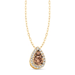 Le Vian Chocolate Diamond Necklace 1/2 ct tw 14K Honey Gold