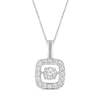Thumbnail Image 1 of Diamonds in Rhythm 1/3 ct tw Necklace 10K White Gold