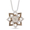 Thumbnail Image 1 of Le Vian Diamond Necklace 7/8 ct tw Round 14K Vanilla Gold