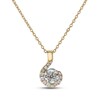 Thumbnail Image 0 of THE LEO First Light Diamond Necklace 7/8 ct tw Round 14K Yellow Gold