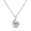 Thumbnail Image 0 of THE LEO First Light Diamond Necklace 7/8 ct tw Round 14K Yellow Gold