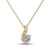 Thumbnail Image 1 of THE LEO First Light Diamond Necklace 7/8 ct tw Round 14K Yellow Gold