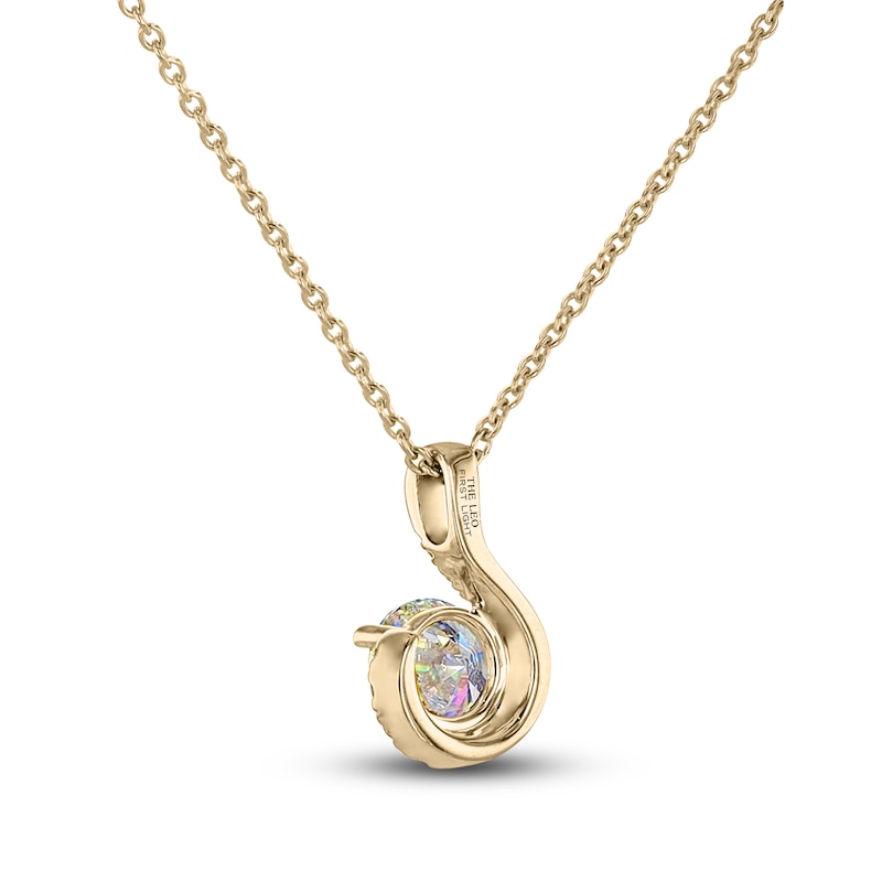THE LEO First Light Diamond Necklace 7/8 ct tw Round 14K Yellow Gold