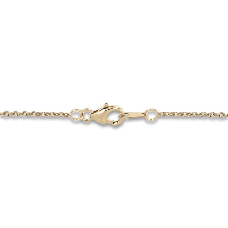 THE LEO First Light Diamond Necklace 7/8 ct tw Round 14K Yellow Gold