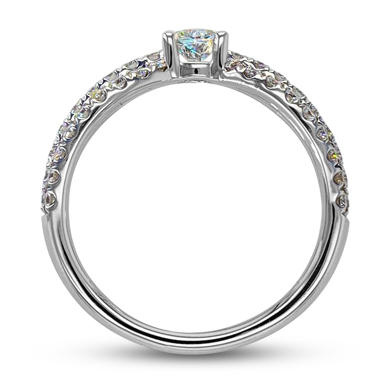 Main Image 3 of THE LEO First Light Diamond Ring 1 ct tw Round 14K White Gold