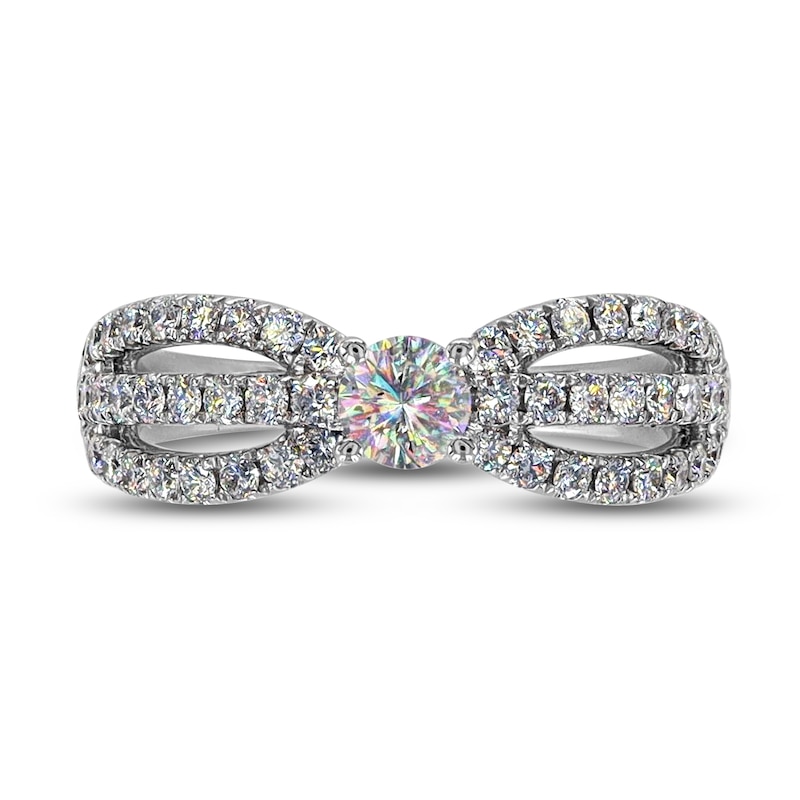 Main Image 4 of THE LEO First Light Diamond Ring 1 ct tw Round 14K White Gold