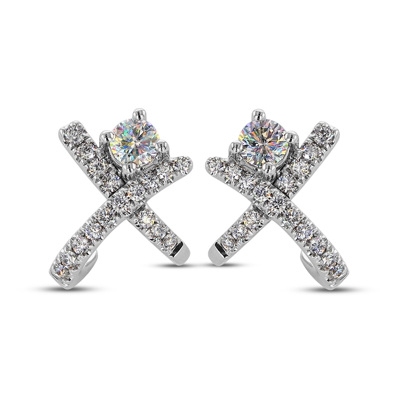 Main Image 2 of THE LEO First Light Diamond Earrings 3/4 ct tw Round 14K White Gold