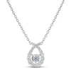 Thumbnail Image 0 of THE LEO First Light Diamond Necklace 1/2 ct tw Round 14K White Gold
