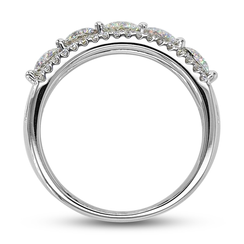 Main Image 3 of THE LEO First Light Diamond Ring 1-1/2 ct tw Round 14K White Gold