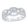 Thumbnail Image 0 of THE LEO First Light Diamond Ring 3/4 ct tw Round 14K White Gold