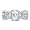 Thumbnail Image 2 of THE LEO First Light Diamond Ring 3/4 ct tw Round 14K White Gold