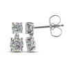Thumbnail Image 2 of THE LEO First Light Diamond Earrings 1-1/5 ct tw Round 14K White Gold