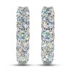 Thumbnail Image 1 of THE LEO First Light Diamond Earrings 2 ct tw Round 14K White Gold