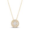 Thumbnail Image 0 of Vera Wang WISH Diamond Necklace 3/4 ct tw Round 10K Yellow Gold